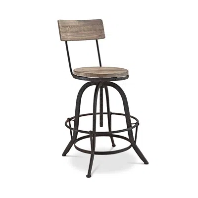 MODWAY PROCURE WOOD BAR STOOL
