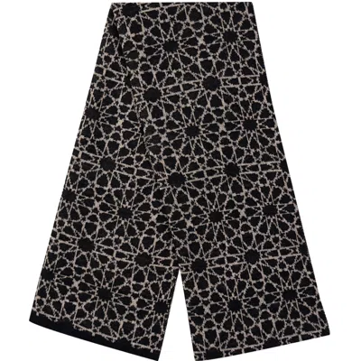 MOHAIR&ANGORA MOHAIR WOMEN SCARF TOPKAPI BLACK