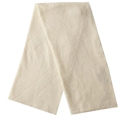 MOHAIR&ANGORA WHITE MOHAIR WOMEN SHAWL SULTAN ECRU