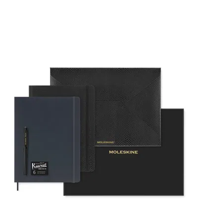 MOLESKINE PRECIOUS & ETHICAL VEGAN DOUBLE NOTEBOOK AND PEN SET