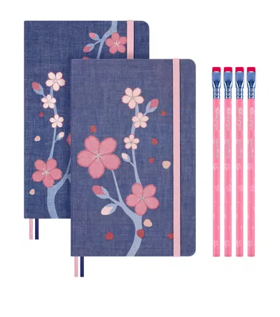 MOLESKINE SAKURA COLLECTION NOTEBOOKS AND PENCILS GIFT SET