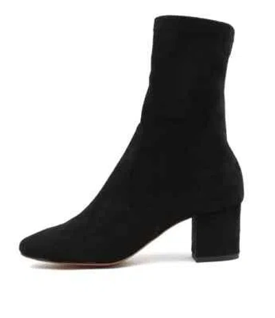 MOLLINI MOLLINI CAREFUL BLACK MICROSUEDE BLACK WOMENS SHOES CASUAL BOOTS ANKLE