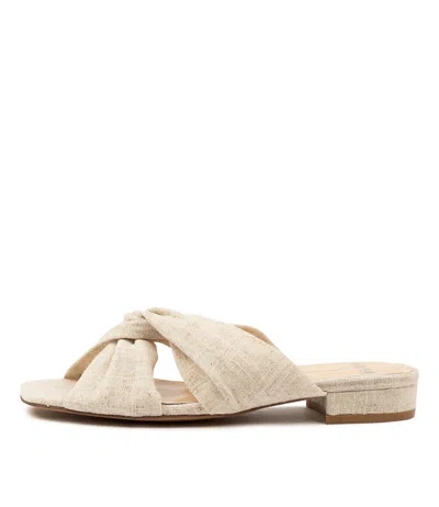 MOLLINI MOLLINI KURTS NAVY GINGHAM FABRIC WOMENS SHOES CASUAL SANDALS HEELED