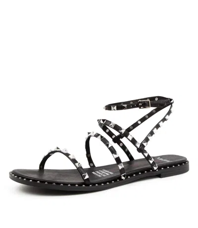 MOLLINI MOLLINI LAYORA FUCHSIA LEATHER WOMENS SHOES CASUAL SANDALS SANDALS FLAT