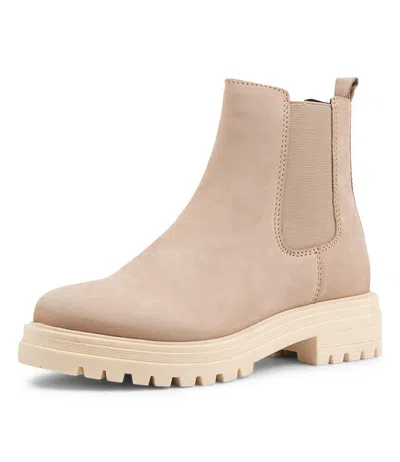 MOLLINI MOLLINI MINKER STONE NUBUCK CHELSEA BOOTS WOMENS SHOES CASUAL BOOTS ANKLE