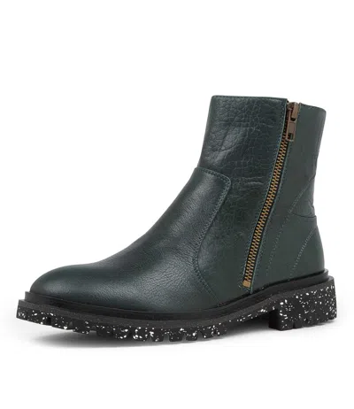 MOLLINI MOLLINI RUMOUR BLACK LEATHER ANKLE BOOTS BS WOMENS SHOES CASUAL BOOTS ANKLE