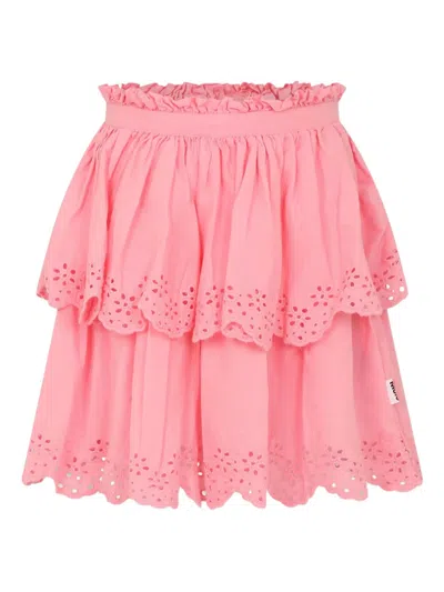 MOLO BRODERIE-ANGLAISE SKIRT