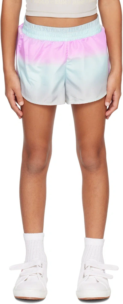 MOLO KIDS PURPLE & BLUE OMARI SHORTS