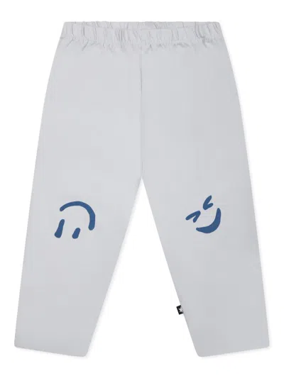 MOLO LOGO-PRINT TROUSERS