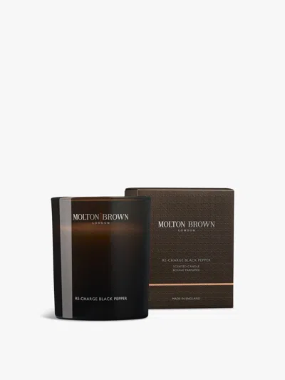 MOLTON BROWN RE-CHARGE PEPPER SIGNATURE SCENTED CANDLE SINGLE WICK