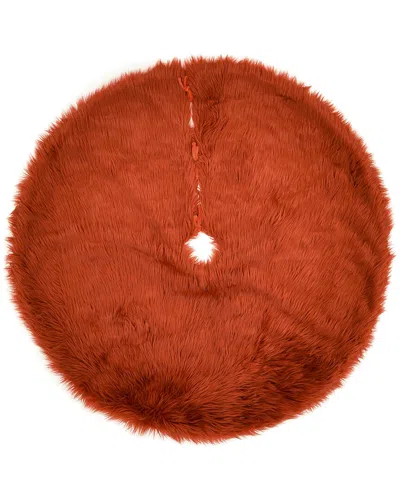 MOMENI MOMENI FURRY TREE SKIRT MODERN SOLID RUG
