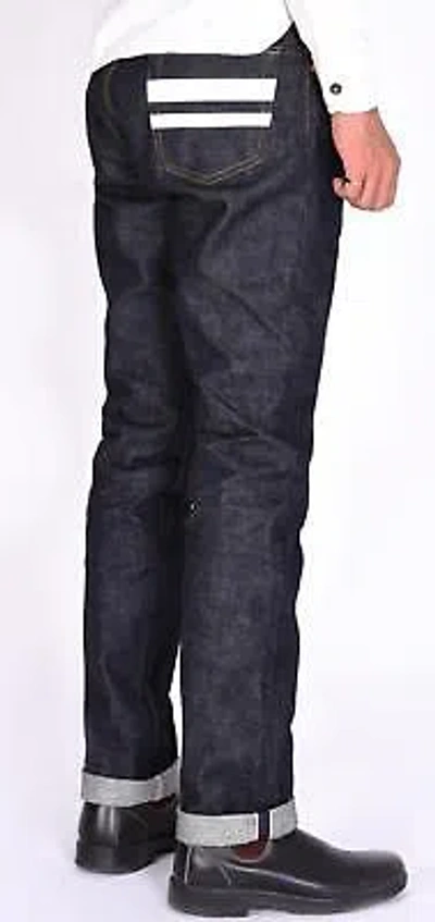 MOMOTARO MOMOTARO $315 15.7OZ SELVEDGE DENIM JEANS GTB INDIGO NATURAL TAPERED 0605-SP 32