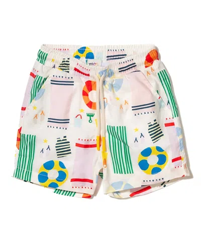 MON COEUR BOY'S UPF 50+ RECYCLED FISHING NET BEACH SWIM TRUNK - LITTLE KID, BIG KID