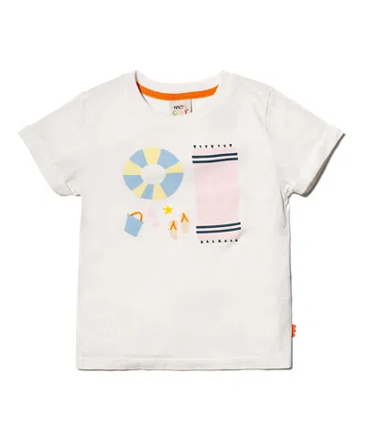 MON COEUR UNISEX RECYCLED COTTON BEACH PARTY T-SHIRT - LITTLE KID, BIG KID