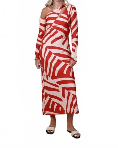 MON RENN TROPICO MIDI DRESS IN TROPICO PRINT