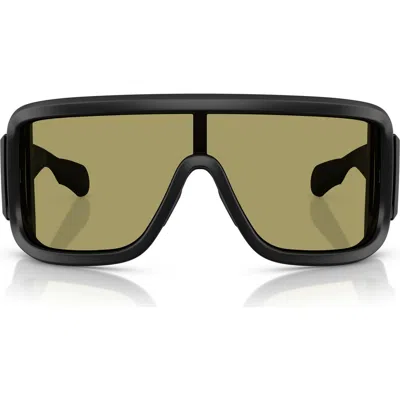 MONCLER MONCLER 142MM RECTANGULAR SHIELD SUNGLASSES