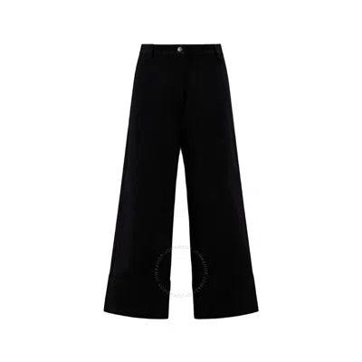 MONCLER MONCLER 1952 BUTTON DETAILED WIDE LEG TROUSERS