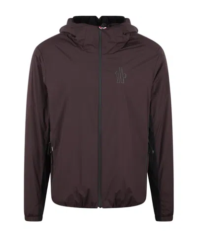 MONCLER MONCLER GRENOBLE LOGO PRINTED HOODED JACKET