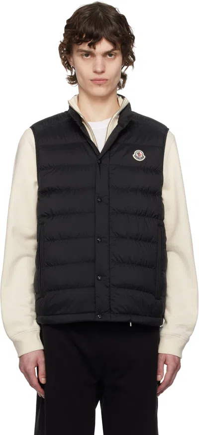 MONCLER BLACK BARTHE DOWN VEST