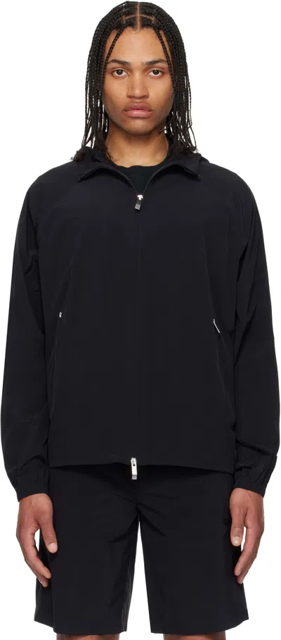 MONCLER BLACK CHALVINE HOODED JACKET