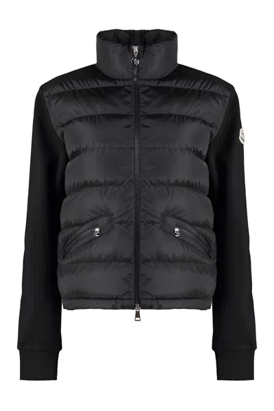 MONCLER MONCLER BLACK COMBI KNIT SPORT JACKET