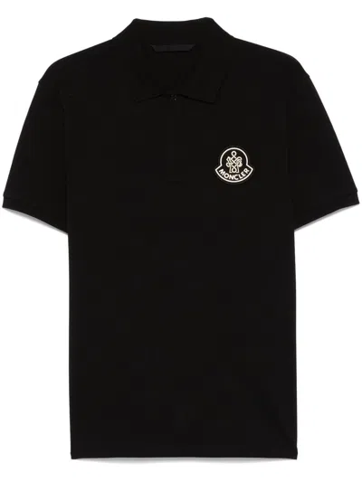 MONCLER POLOSHIRT MIT YEAR OF THE SNAKE-PATCH