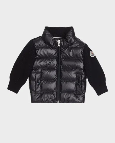 MONCLER BOY'S PUFFER COMBO JACKET