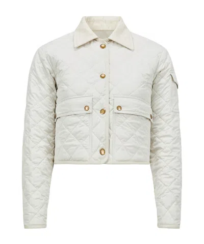 MONCLER MONCLER CHITRE LOGO PATCH PUFFER JACKET