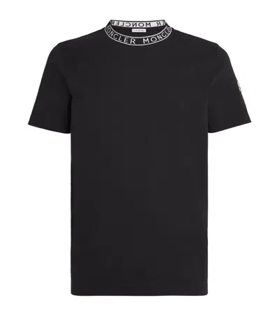 MONCLER MONCLER COTTON LOGO-TRIM T-SHIRT