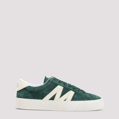 MONCLER DARK GREEN LOW TOP SNEAKERS