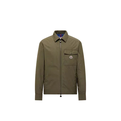 MONCLER MONCLER VIGEON DOWN SHIRT JACKET, MEN, GREEN, SIZE: 5