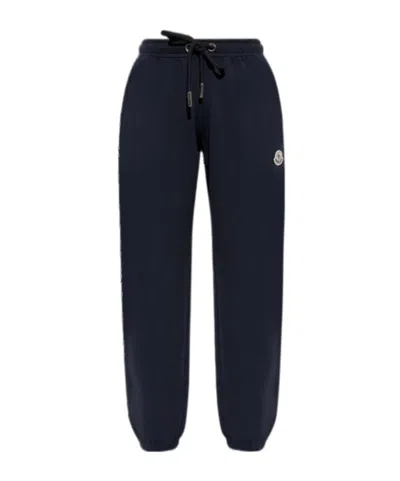 MONCLER MONCLER LOGO PATCH DRAWSTRING SWEATPANTS