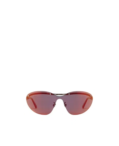 MONCLER MONCLER EYEWEAR MIRRORED FRAME SUNGLASSES