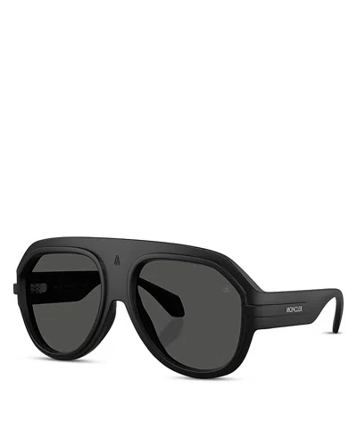 MONCLER FYNDER AVIATOR SUNGLASSES, 58MM