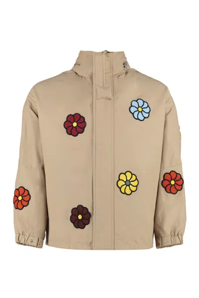 MONCLER GENIUS DELAMONT FLORAL PATCHES JACKET
