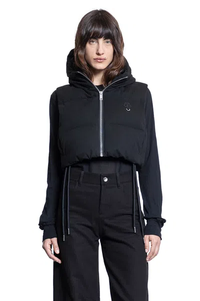 MONCLER GENIUS ALEXIA CROPPED HOODED DOWN VEST