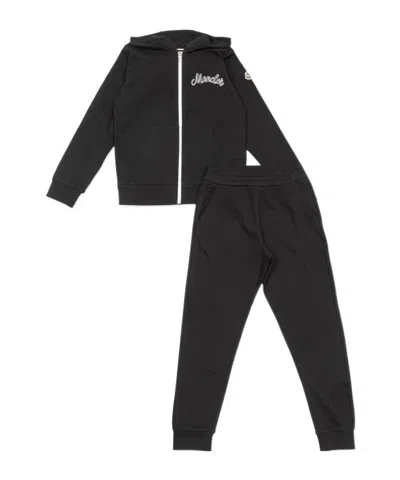 MONCLER MONCLER ENFANT LOGO PATCH SUIT