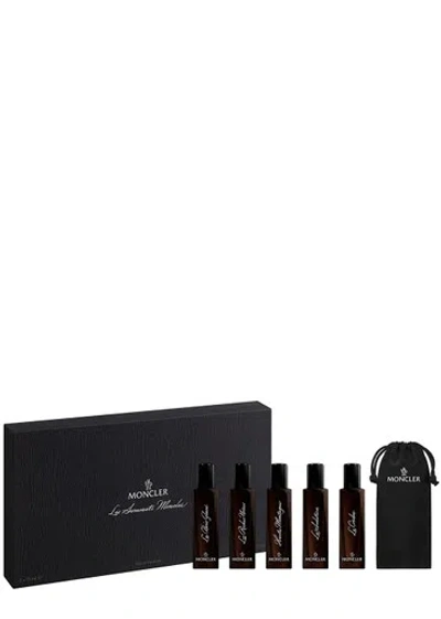 MONCLER MONCLER LES SOMMETS EAU DE PARFUM SET 5 X 15ML