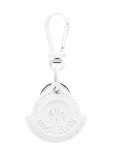 MONCLER LOGO-EMBOSSED KEYRING