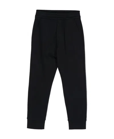 MONCLER MONCLER ENFANT LOGO PATCH STRAIGHT LEG PANTS