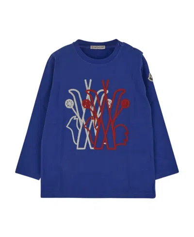 MONCLER GRAPHIC LOGO LONG SLEEVE T-SHIRT