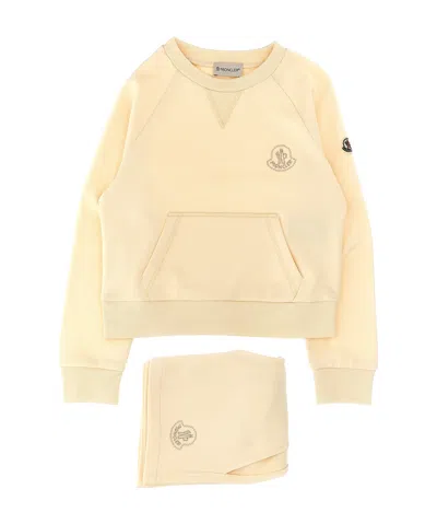 MONCLER MONCLER ENFANT EMBROIDERED LOGO TRACKSUIT