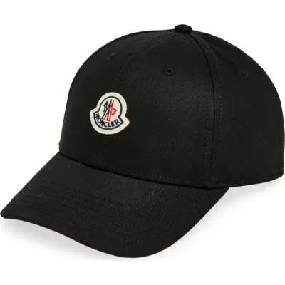 MONCLER MONCLER LOGO PATCH BASEBALL CAP