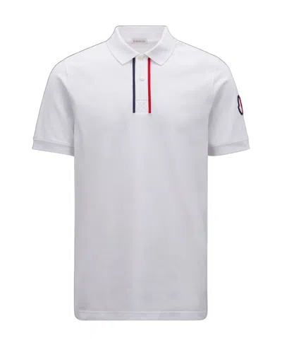 MONCLER TRICOLOUR POLO SHIRT