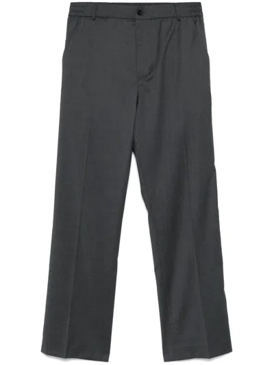 MONCLER LOGO-PATCH TROUSERS