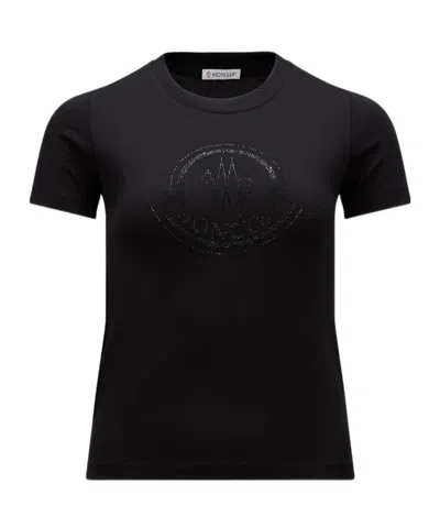 MONCLER MONCLER LOGO PRINTED CREWNECK T-SHIRT