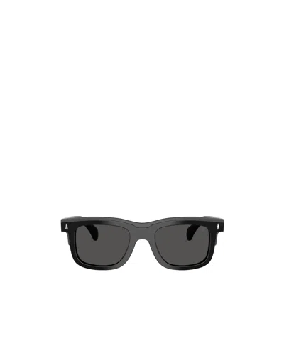 MONCLER MONCLER EYEWEAR RECTANGULAR FRAME SUNGLASSES