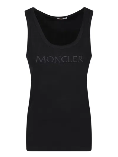 MONCLER LOGO EMBROIDERY TANK TOP