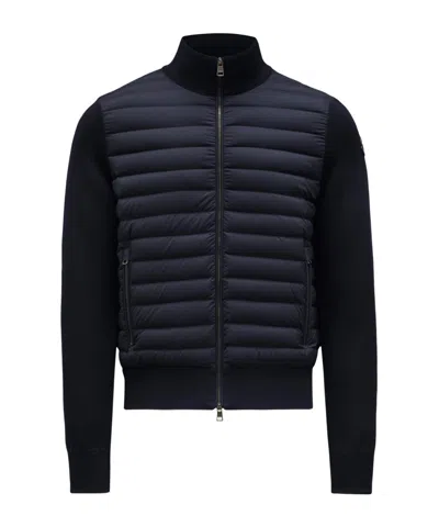 MONCLER MONCLER LOGO PATCH PADDED JACKET