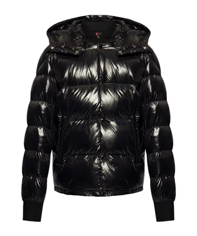 MONCLER MONCLER MALJASSET LOGO PATCH JACKET